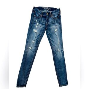 American Eagle Outfitters Jegging Jeans Super Stretch Size 2